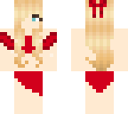 blond beach girl