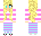blonde girl with pajamas