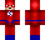 blue and red flash