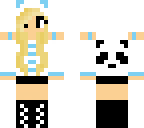 blue panda