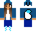 blue wolf girl