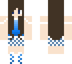 cute blue girl