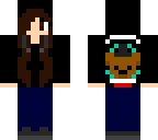 cute brunette fnaf security guard