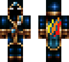 dragon mage with fire clan symbol