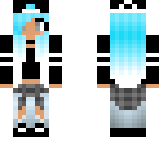me with blue hair