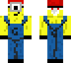 minion with santahead