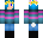 minnow in frisk's outfit