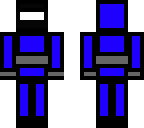 ninja outline blue