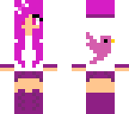 pink bird girl