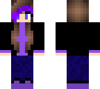 purple hoodie girl