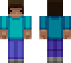 updated pixelated steve