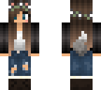 wolf girl flower crown
