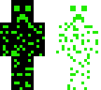 black and wiht creeper