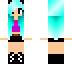 blue hair cute