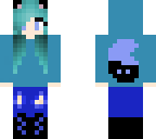 blue hoodie