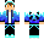 blue panda boy