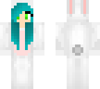 colored hair bunny