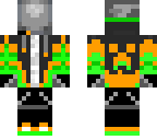 cool orange and green slenderman