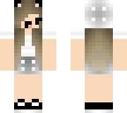 cute derp cat girl beanie 