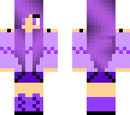 cute summer girl in purple