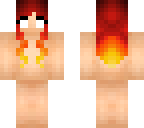 fire hair girl base