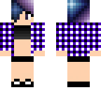 galaxy pixie cut girl