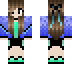 girl in a blue jacket