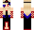 nether princess with blue tips