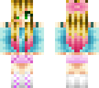 pastel girl with bow reshaded
