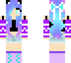 purple cat girl edit