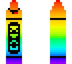 rainbow crayon