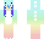 rainbow dino girl