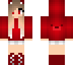 red bear girl