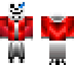 sans in red jacket