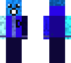 the blue man