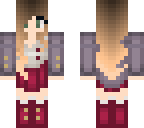 the girl in the red dress