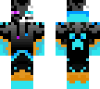 white and black ender man