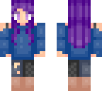 xsasx purple hair