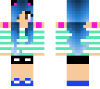 blue and teal girl
