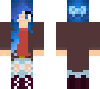 blue girl