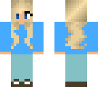 blue girl