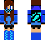 blue girl