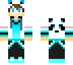 blue panda