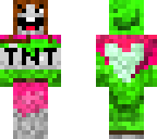 chloetnt me as explodingtnt my yt mascot