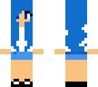 cute blue girl
