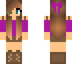 cute purple girl