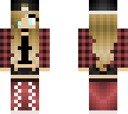 flannel blond girl