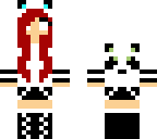 herobrine's daughter herogirl in a panda suit