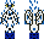 little highlited blue owl