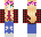 lumber jack flower crown girl